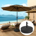 thumbnail image 2 of Outsunny Base de Parasol de Patio, Support de Parasol, Rempli de Sable/eau, Noir, 2 of 10