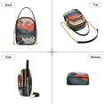 thumbnail image 3 of FORMRS Crossbody Bag for Women Quilted Travel Shoulder Cell Phone Purse with Chain Strap Handbag, Mountains at Dawn, 3 of 7