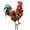 white-A, variant on dajkiuy 6 Pcs Metal Christmas Yard Signs Rooster Stakes with Scarf & Santa's Hat Xmas Farm Animal Sculpture Stakes Ornaments for Outdoor Garden Backyard Patio Lawn