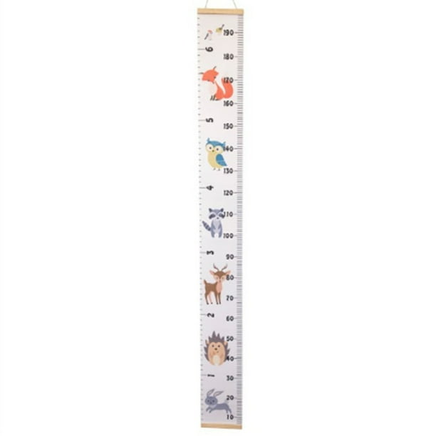 Matsuzay Tabla de crecimiento infantil de tela engrasada, reemplazo decorativo de estilo Simple, regla de medición de altura preescolar para Decoración del hogar Tipo 3