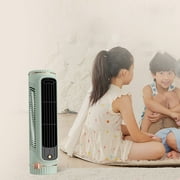 Quiet Tower Fan, Portable Automatic Remote Head Air Conditioner, Energy Efficient USB Home Mini Air Conditioner, 3-Speed Automatic Head Cranking for Home Office Bedroom