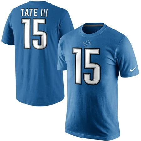 Golden Tate Detroit Lions Nike Player Pride Name & Number Short Sleeve T-Shirt - Blue -