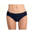 thumbnail image 1 of Solid Color Swim Shorts for Women Sexy Bikini Bottom Ruffed Beachwear Elastic Bathing Suit, 1 of 3