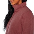 thumbnail image 2 of Three Dots Women's Size XL, Quilted Step Hem Knit Jacket, Heather Tibetan Red, 2 of 4
