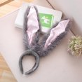 thumbnail image 3 of Diadema Yuyangstore con Orejas de Gato Gris, 3 of 8