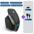 thumbnail image 2 of Wireless Gaming Mouse 2 4G Bluetooth Mouse RGB Ergonomic Programmable Rechargeable Mouse with Wired Mode Mouse for PC Mac Windows, 2 of 10