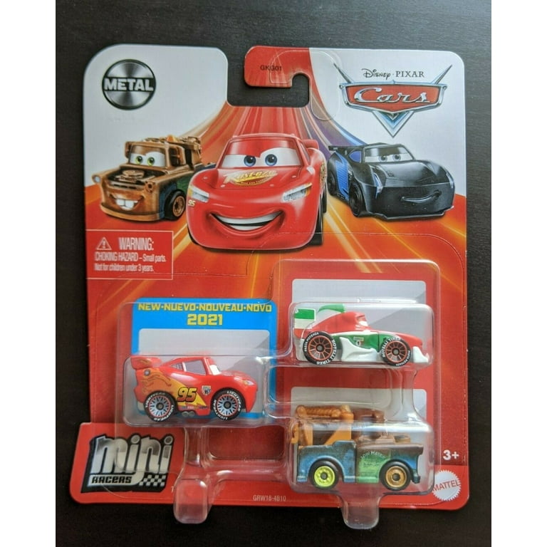 Mini racers Cars Métal Mattel pack neuf de 3 mini voiture. 