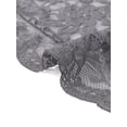 thumbnail image 6 of DARING DIVA Women's Floral Bolero Shrug Long Sleeve Sheer Cropped Lace Cardigan XL Gray, 6 of 6