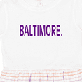 thumbnail image 4 of Inktastic Baltimore in Purple Text Girls Toddler Dress, 4 of 5