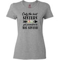 thumbnail image 3 of Inktastic Only the Best Sisters Get Promoted to Big Sister Women's T-Shirt, 3 of 5