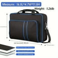 thumbnail image 3 of Carrying Case Compatible with PlayStation5 Console Digital/Disk Edition,Large holding,Travel Bag for PS5 Carrying Bag black with logo, 3 of 6