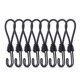 thumbnail image 4 of 10 mini cuerdas elásticas con ganchos, lazos ideales para lonas, tiendas de campaña, estantes de alambre y otros accesorios de camping., 4 of 4