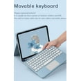 thumbnail image 3 of iPad 10th Generation 2022 10.9" Color Touch Keyboard Case with Bluetooth Mouse Cute Round Key TouchPad Detachable Keyboard for iPad 10, 3 of 7