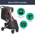 thumbnail image 5 of Colugo Compact Stroller - One Hand Fold Lightweight Stroller, Travel Stroller with Rain Cover, Backpack and Cup Holder, Cocoa, 5 of 8
