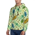 thumbnail image 2 of Hoodies for Men - Dragonfly Butterfly Ladybird Long Sleeve Comfrt Men'S Fashion Hoodies & Sweatshirts, Sweatshirts for Men Hoodies Pullover Clothing Clothes with Pouch, 2 of 7