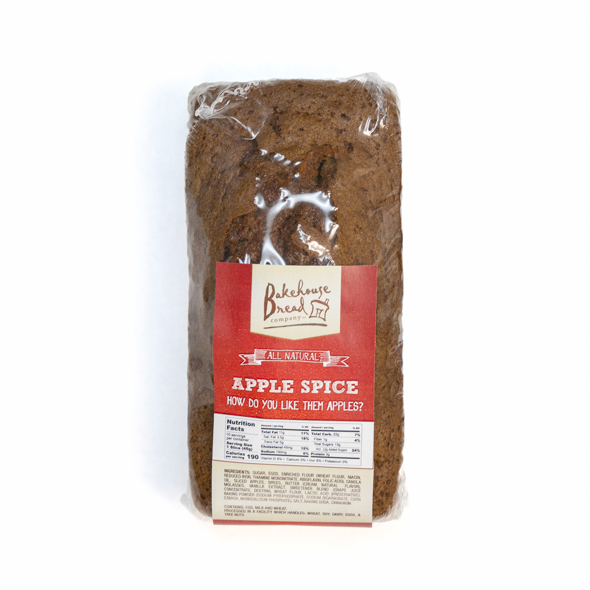 Bakehouse Bread Company Apple Spice Loaf 14oz