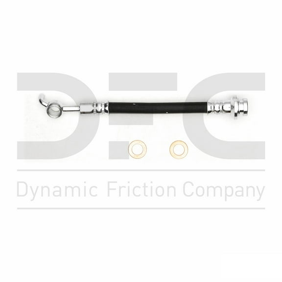 Rear Lower Left Dynamic Friction Company Brake Line Hose 350-67168 For 2007-2012 Nissan Sentra