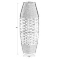 thumbnail image 5 of Antique Cylinder Style Floor Vase For Entryway or Living Room, Bamboo Rope, Brown 26" Tall, 5 of 8