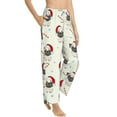 thumbnail image 2 of Bingfone Pajamas For Women,Christmas Pug Dog Pajama Pants With Pockets-Xx-Large, 2 of 9