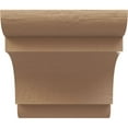 thumbnail image 2 of 4"W x 4"D x 4"H Wide New Brighton Rough Cedar Woodgrain TimberThane Corbel, Primed Tan, 2 of 6