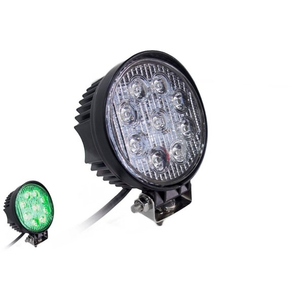 GREEN X-HUNTER SERIES LED 4 ROUND