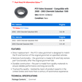 thumbnail image 2 of PCV Valve Grommet - Compatible with 2000 - 2003 Chevy Suburban 1500 2001 2002, 2 of 2