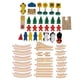thumbnail image 2 of Juguete De Pista De Tren De Madera, Juego De Pista De 8 Glifos De Madera De Juguete De Tren Educativo Temprano Para Niños De Bricolaje, 2 of 7