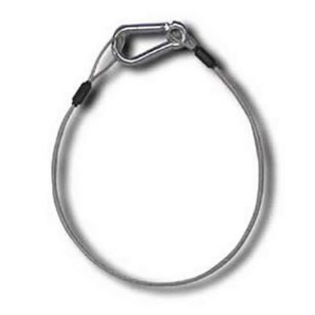 HEAVY-DUTY SAFETY CABLE, 18" LONG WITH EXTRA LARGE SPRING HOOK