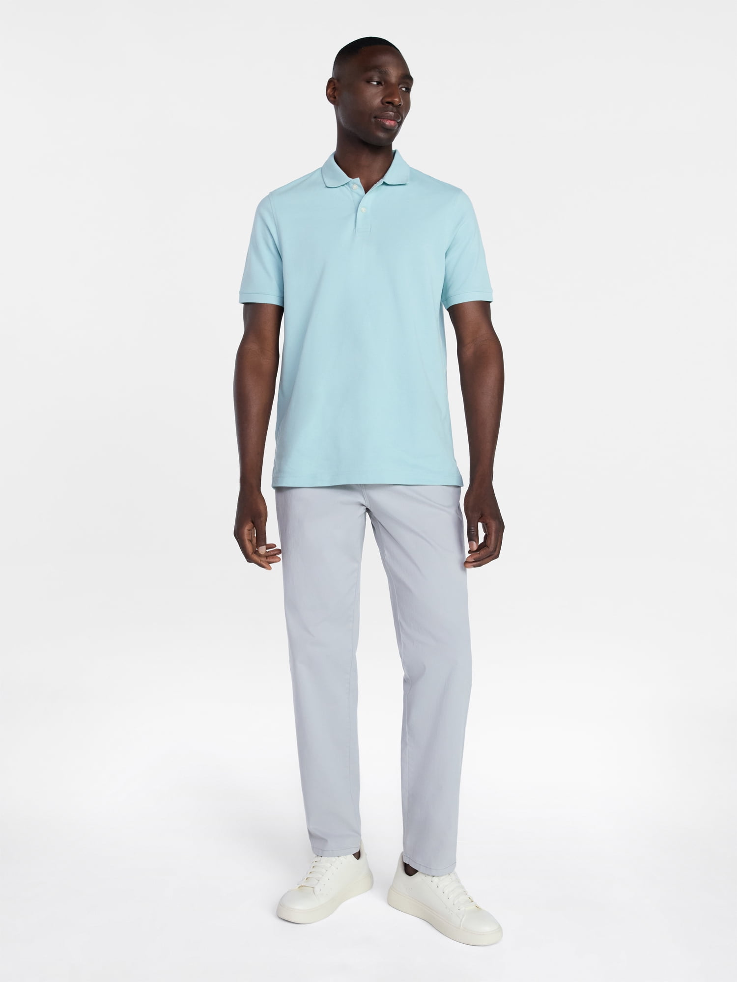 George Men's & Big Men's Classic Fit Pique Polo with Short Sleeves, Sizes XS-5XL, LT-3XLT