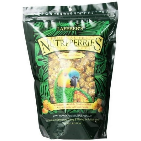 UPC: 0041054826529 | Lafeber s Gourmet Tropical Fruit Nutri-Berries for Parrot 3-Lb Bag
