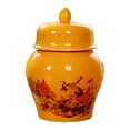 thumbnail image 1 of GROWTH TANK Ceramic Tea Canister Storage Pots Can Storage Box Flowerpot Porcelain Ginger Jar Crane, 1 of 9