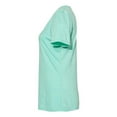 thumbnail image 3 of JERZEES - Women's Snow Heather Jersey V-Neck T-Shirt - 88WVR - Mint - Size: 3XL, 3 of 4