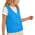 thumbnail image 2 of hotojiny Baby Boys Girls Lightweight Vest Kids Sleeveless Button down Jacket Unisex Infant Formal Waistcoat for 3-12 Years, 2 of 7