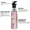 thumbnail image 3 of Water Bottles 20oz Straw Lid Wide Mouth Stainless Steel for School Sport Travel Elegant Horse with Long Hair, 3 of 9