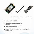 thumbnail image 3 of 433MHz 3.0dBi LoRa IOT Transmitter Receiver Test Board E32-433TBH-01 with E32-433T30S Module Antenna USB Cable, 3 of 6