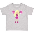 thumbnail image 3 of Inktastic Cheerleaders, Girl With Blonde Hair, Pink Uniform Girls Baby T-Shirt, 3 of 5