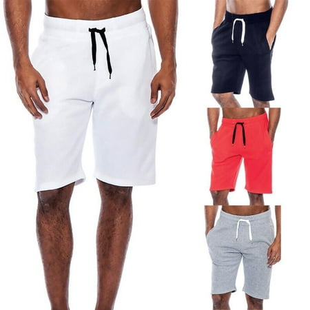 Men's Casual Tech Fleece Shorts Baggy Sport Jogger Sweat Beach Pants ...