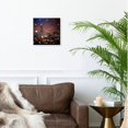 thumbnail image 2 of 3dRose, Chicago Skyline at Night, 13x13 Wall Clock, 2 of 7