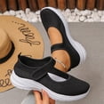 thumbnail image 5 of Women's Breathable Mary Jane Sneakers - Adjustable Strap Casual Walking Shoes, Lightweight Non-Slip Flats, 42, 5 of 5