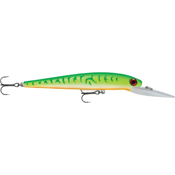Storm Junior Deep ThunderStick MadFlash Bait, 3-1/2-Inch, Green Fire UV