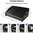 thumbnail image 5 of Wooden Under Desk Footrest StrongTek 3 Adjustable Angles, Ergonomic Office Foot Rest Heavy-Duty Plywood 16.5" Wide Anti-Slip Surface, Improves Posture & Circulation, 5 of 8
