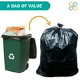 thumbnail image 5 of PlasticMill 20-30 Gallon, Black, 1.2 MIL, 30x36, 250 Bags/Case, Garbage Bags / Trash Can Liners., 5 of 7