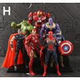 thumbnail image 5 of Figura de acción de Marvel Legends de PVC, 16cm, Spiderman, Hulk, Ultron, Thanos, Capitán América, Ironman, plástico, juguete de cumpleaños de Navidad para niños（11，, 5 of 5