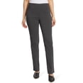 thumbnail image 1 of Pantalones Gloria Vanderbilt Tiro Medio Slim Recto Gris Jaspeado, 1 of 1