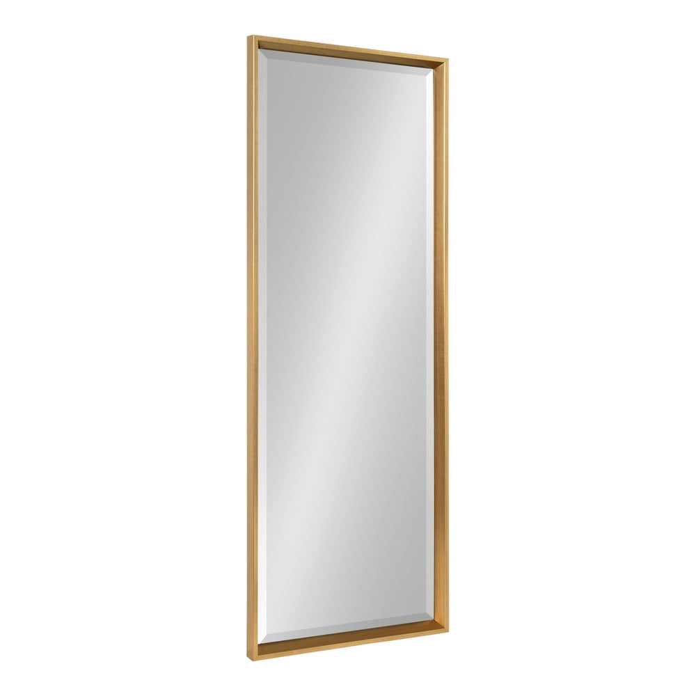Kate and Laurel Calter Modern Framed Full Length Beveled Wall Mirror
