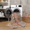 thumbnail image 4 of GLN Rugs Petra - Indoor, Machine Washable Area Rug 5'3" Round Turkish Terra Home Carpet, 4 of 8