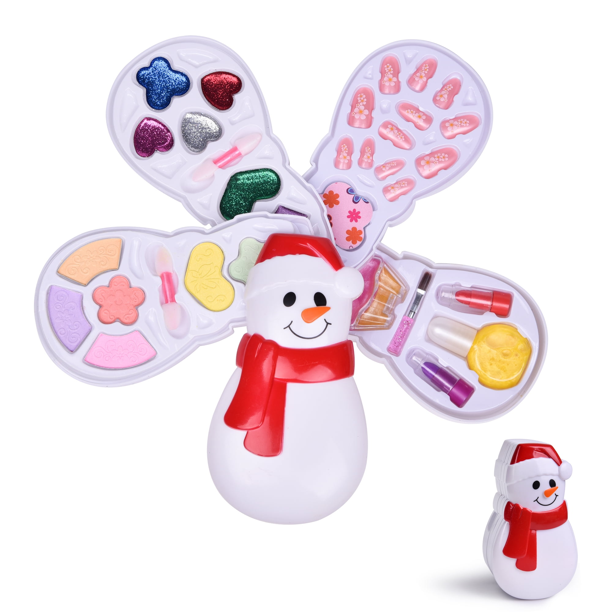 Kids Makeup Kit for Girl, Little Girls Makeup Set and Nail Art, Kids