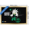thumbnail image 3 of DC X Sonic The Hedgehog - Silver The Light In The Dark Wall Poster, 14.725" x 22.375" Framed, 3 of 5