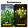 thumbnail image 6 of Usloyux Under $5 Solar Gardenia Outdoor Lights, LED Fake Flower Garden Decoration, Waterproof Landscape Lighting, Wedding Party Garden Decor, Automatic Solar Stake Lights, 6 of 6