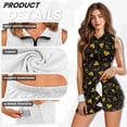 thumbnail image 5 of Yuyamidu Yellow Heart Love Womens Tennis Dress Valentine's Day Quick Dry Sports Activewear Dresseswith Built-in Shorts Summer Outfits Sleeveless Tennis Dress Size M, 5 of 7